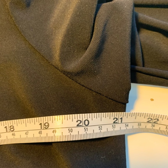 Joseph Ribkoff Asymmetrical Layered Black & White Blouse Size 14 | Elegant Flowy - Picture 9 of 10